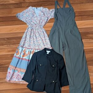 Bundle Jumpsuit, Maxi And Blazer